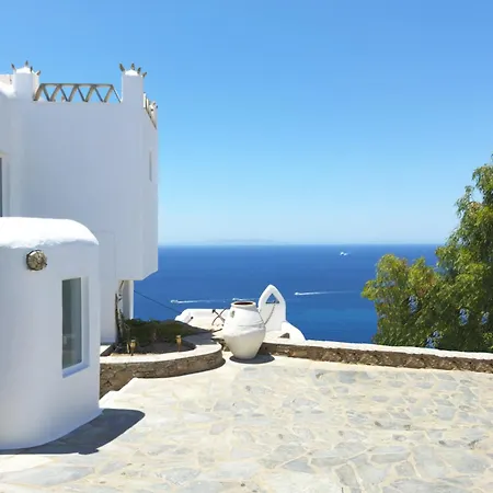 アパート Eagles' Nest Mykonos & With Heated Pool & Jacuzzis *