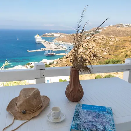 公寓 Eagles Nest Mykonos & - Shared Pool & Jacuzzis Mykonos Town