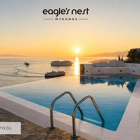 Eagles Nest Mykonos & - Shared Pool & Jacuzzis 公寓