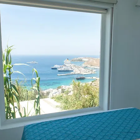 公寓 Eagles Nest Mykonos & - Shared Pool & Jacuzzis *