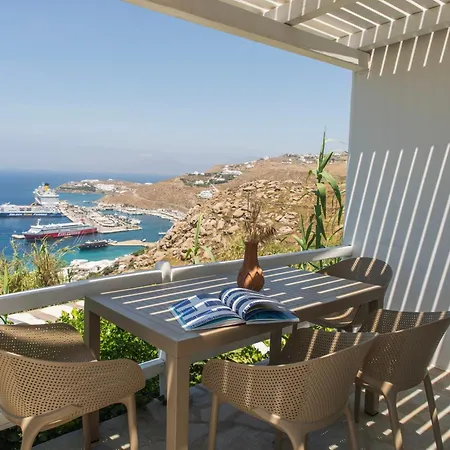公寓 Eagles Nest Mykonos & - Shared Pool & Jacuzzis Mykonos Town
